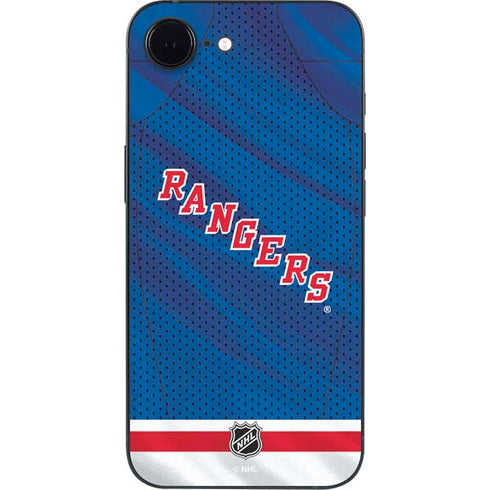 NHL New York Rangers Home Jersey iPhone 16e Skin